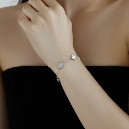 [Royal Jewellery]Four-Leaf Clover Exquisite Bracelet