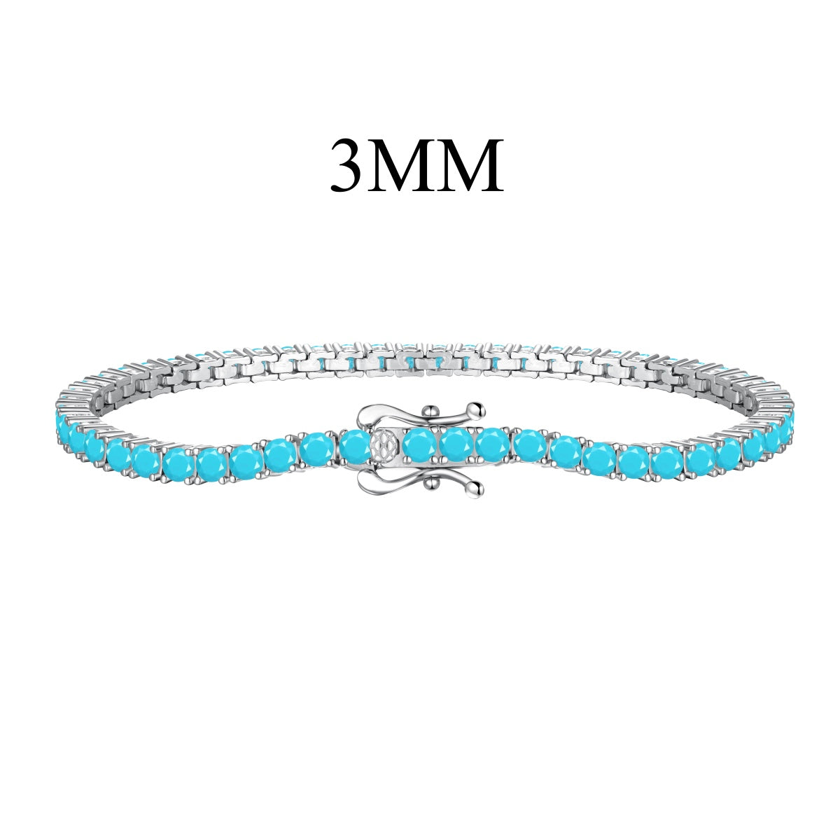[Royal Jewellery]Dainty Charming Round Cut Tennis Bracelet