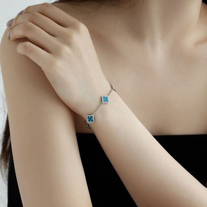 [Royal Jewellery]Four-Leaf Clover Exquisite Bracelet