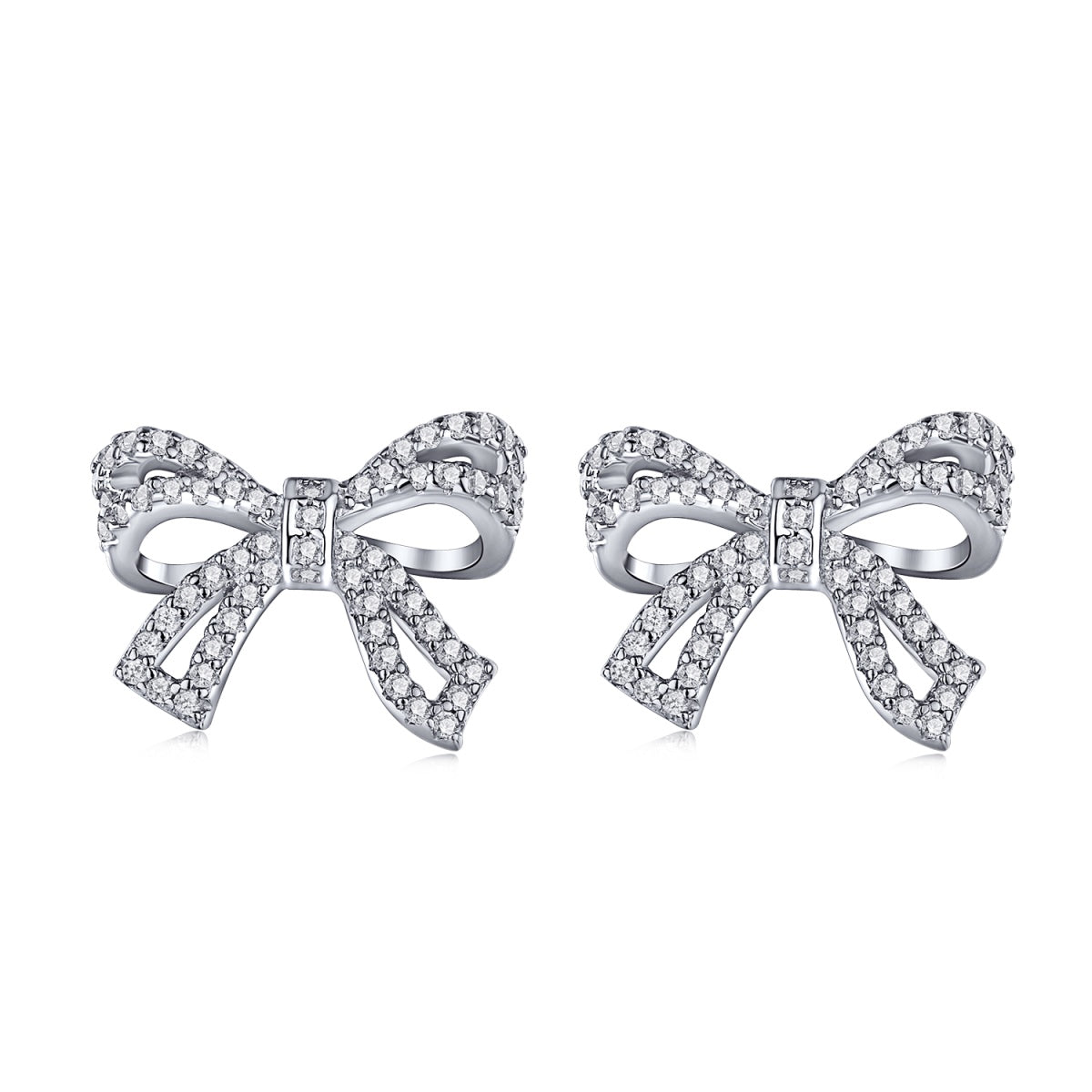 [Royal Jewellery]Dainty Bow Shape Earrings