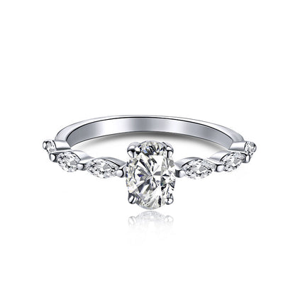 [Royal Jewellery]0.75 Carat Luxurious Vibrant Elongated Cushion Cut Daily Ring