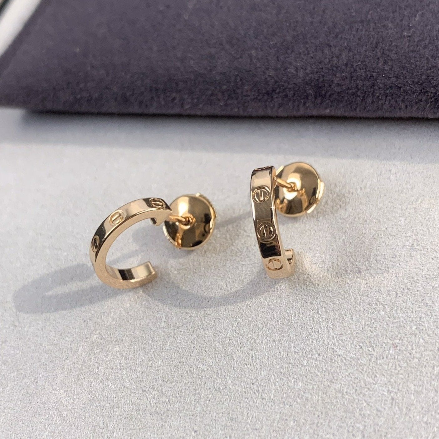 [ROYAL]LOVE EARRINGS 2.65MM PINK GOLD