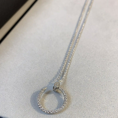 [ROYAL]JUSTE NECKLACE SILVER DIAMONDS