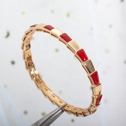 [ROYAL]SERPENTI BRACELET PINK GOLD RUBELLITE