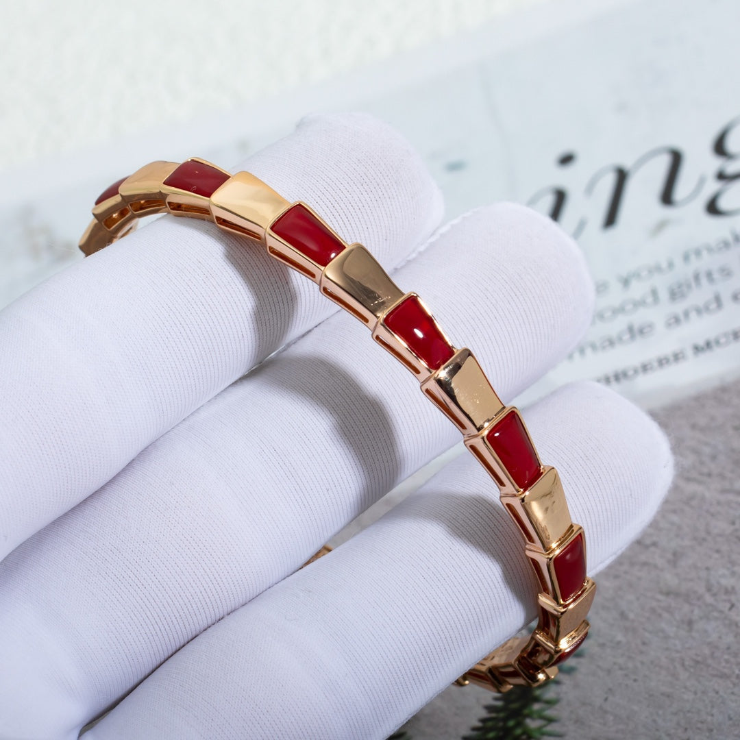 [ROYAL]SERPENTI BRACELET PINK GOLD RUBELLITE