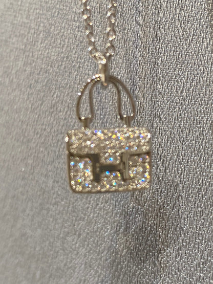 [ROYAL]CONSTANCE PEDANT DIAMOND NECKLACE