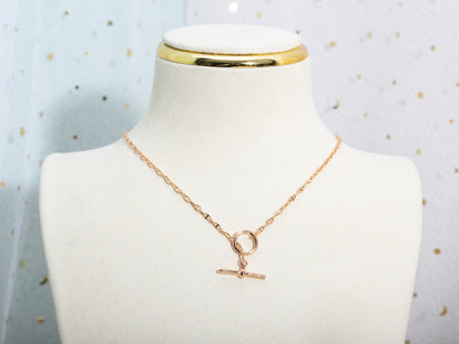 [ROYAL]ECHAPPEE NECKLACE PINK GOLD