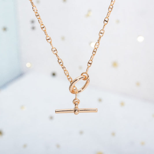 [ROYAL]ECHAPPEE NECKLACE PINK GOLD