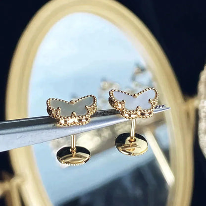 [ROYAL]SWEET BUTTERFLY MOP EARSTUDS