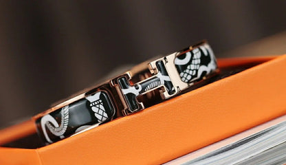 [Royal Jewellery]H TARTAN BRACELET 12MM
