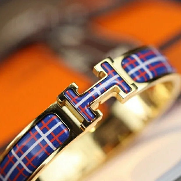 [Royal Jewellery]H TARTAN BRACELET 12MM