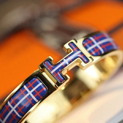 [Royal Jewellery]H TARTAN BRACELET 12MM