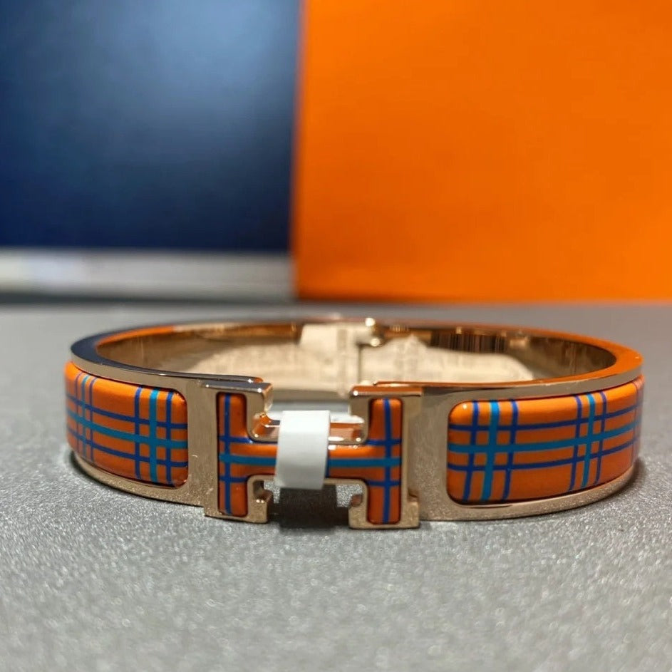 [Royal Jewellery]H TARTAN BRACELET 12MM