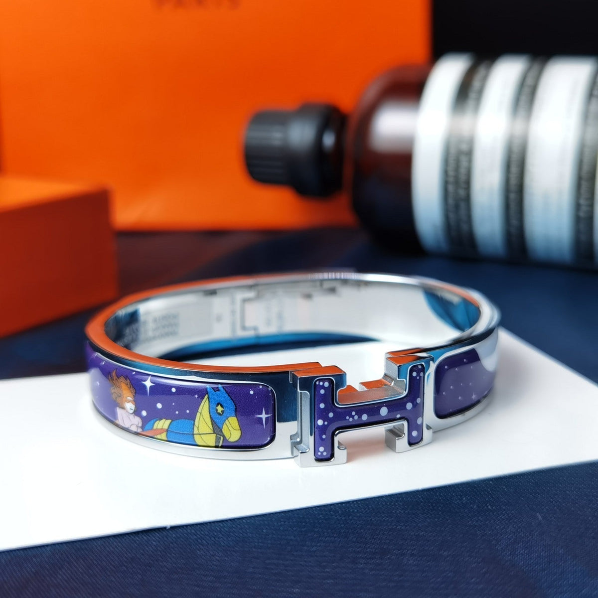 [Royal Jewellery]H STAR AND MOON BRACELET 12MM