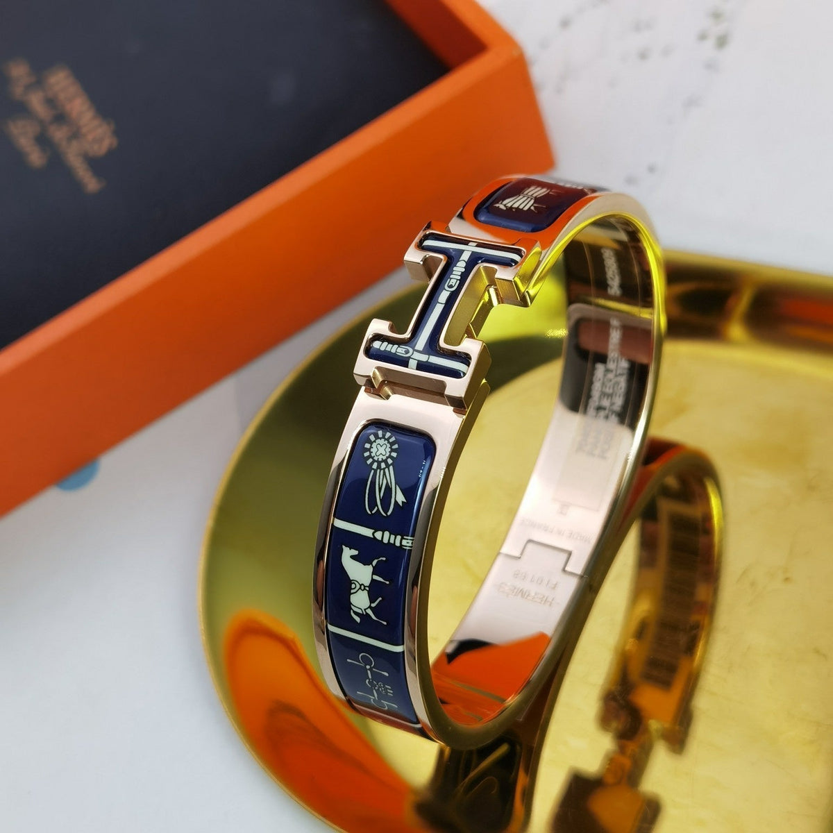 [Royal Jewellery]H COUVERTURES DARK BLUE BRACELET