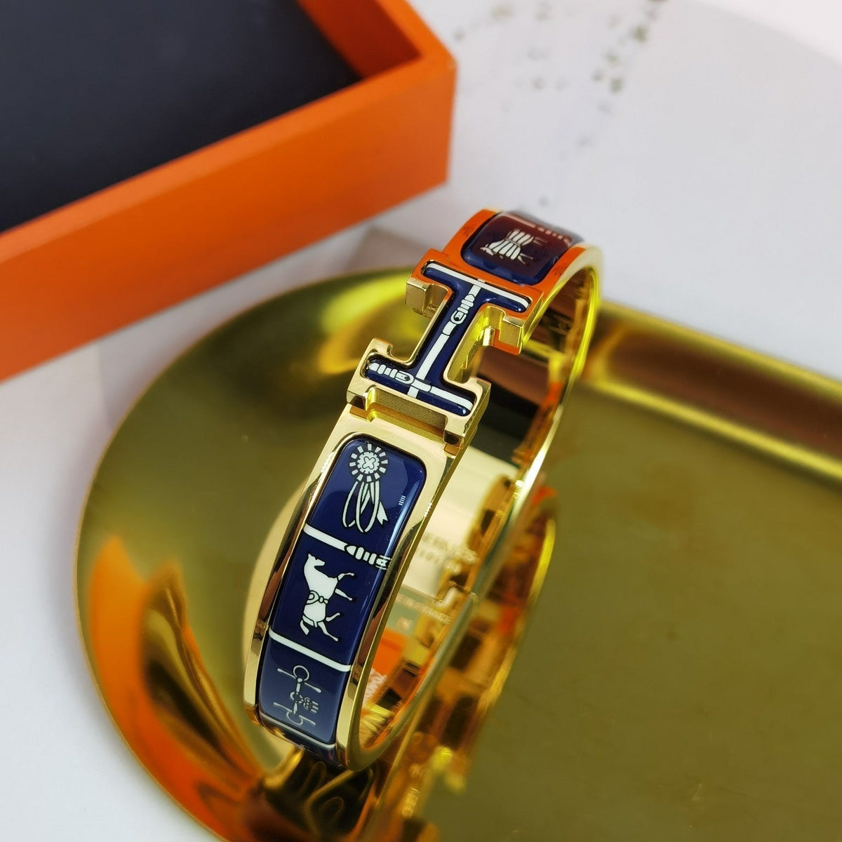 [Royal Jewellery]H COUVERTURES DARK BLUE BRACELET