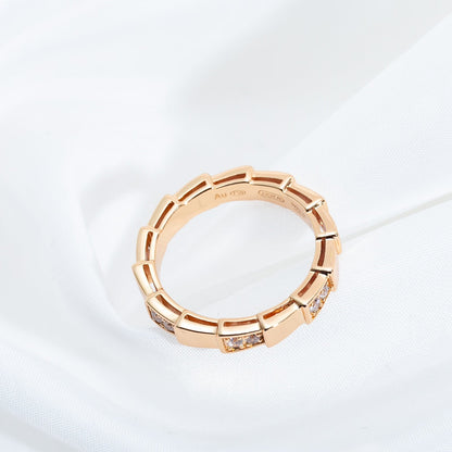 [ROYAL]SERPENTI RING PINK GOLD  3MM