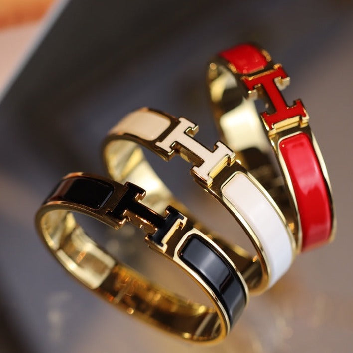 [Royal Jewellery]H BRACELET 12MM GOLD