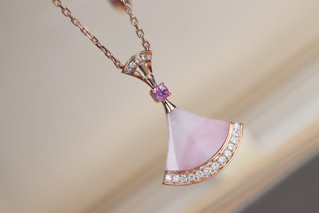 [ROYAL]DREAM NECKLACE PINK MOP DIAMOND