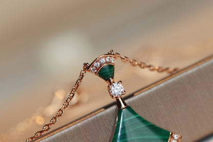 [ROYAL]DREAM NECKLACE MALACHITE DIAMOND