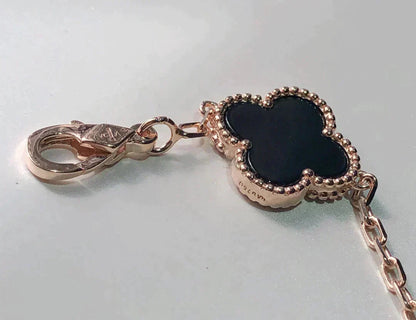 [Royal Jewellery]CLOVER 5 MOTIFS MULTICOLOR  BRACELET