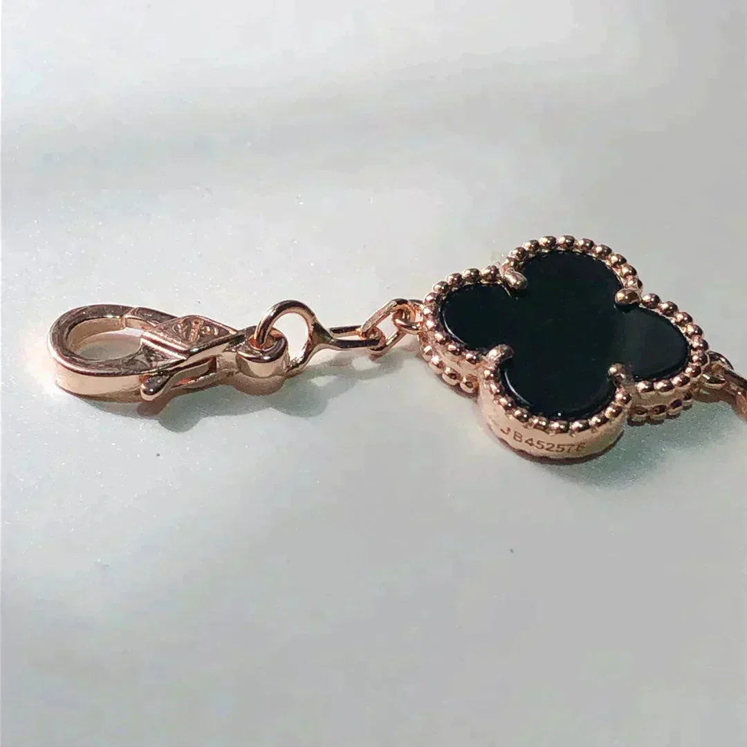 [Royal Jewellery]CLOVER 5 MOTIFS MULTICOLOR BRACELET