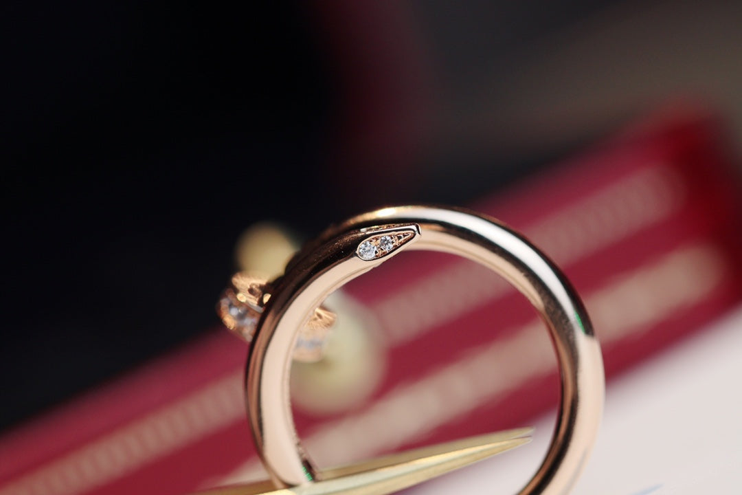 [ROYAL]JUSTE RING 2.65MM PINK GOLD DIAMOND