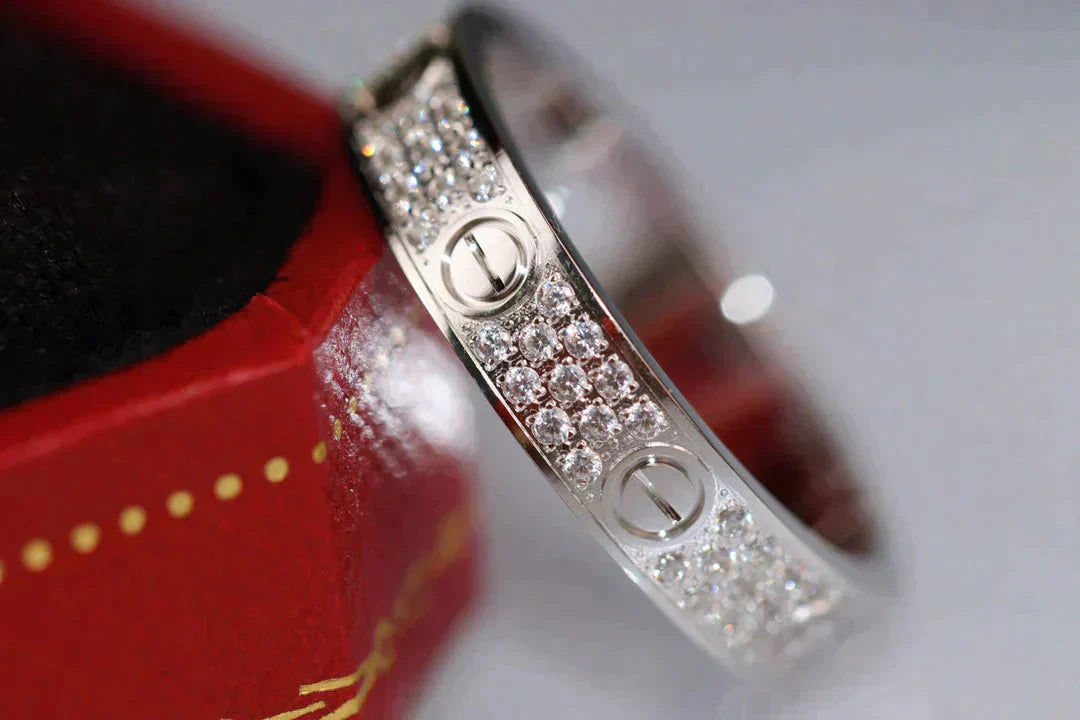 [ROYAL]LOVE RING 3.6MM DIAMOND PAVED