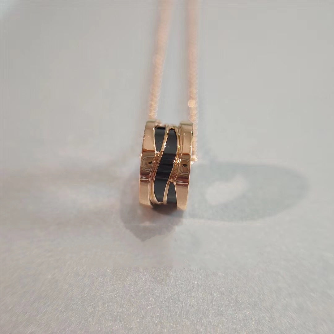 [ROYAL]ZERO 1 NECKLACE PINK GOLD