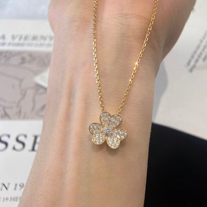 [Royal]FLOWER DIAMOND NECKLACE