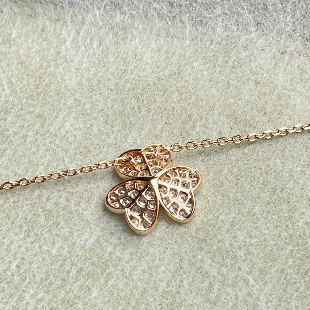 [Royal]FLOWER DIAMOND NECKLACE