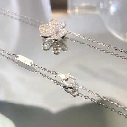 [Royal]FLOWER DIAMOND NECKLACE