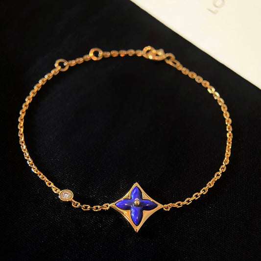 [ROYAL]COLOR STAR PINK GOLD DIAMOND BRACELET