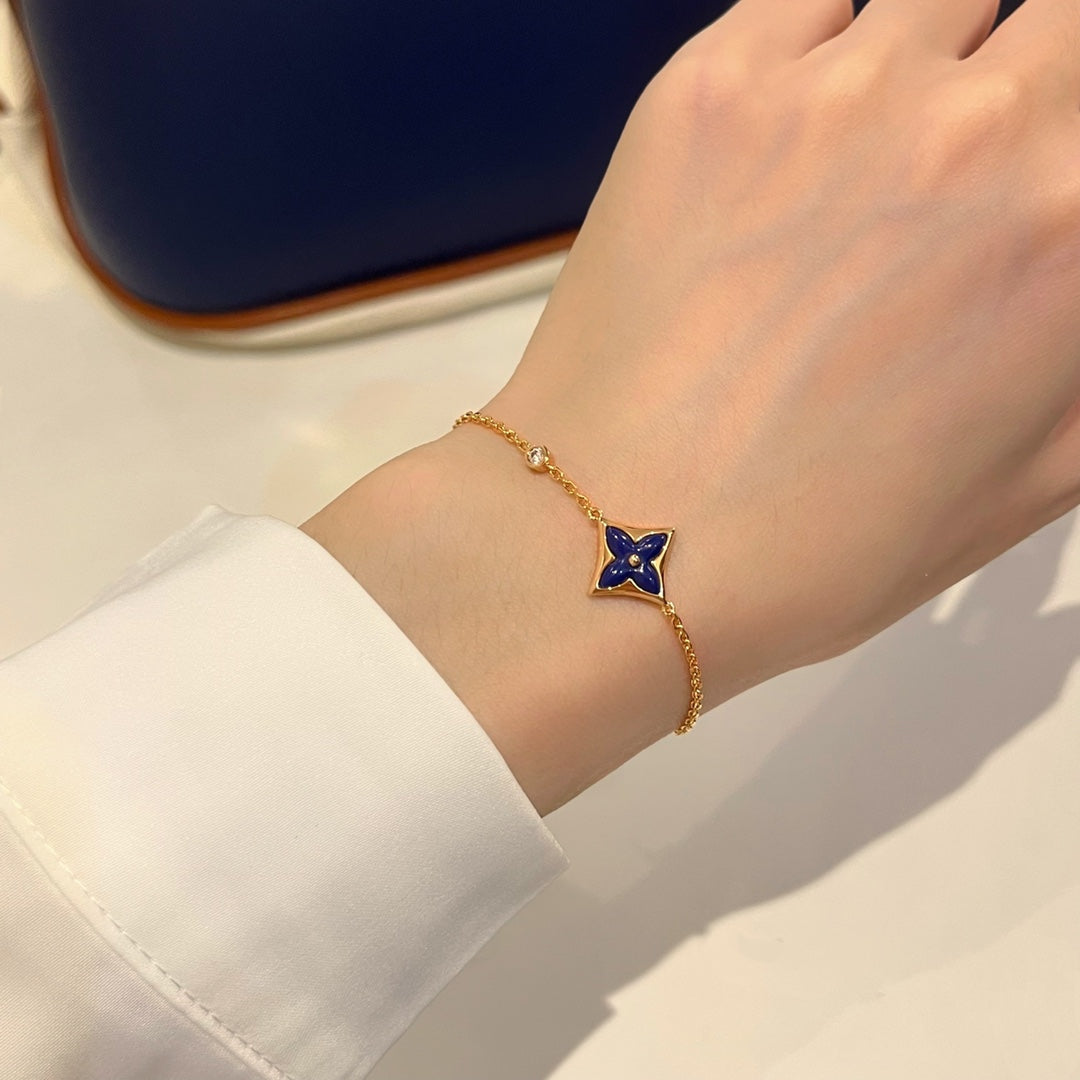 [ROYAL]COLOR STAR PINK GOLD DIAMOND BRACELET