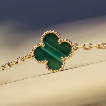 [ROYAL]CLOVER 20 MOTIFS MALACHITE GOLD