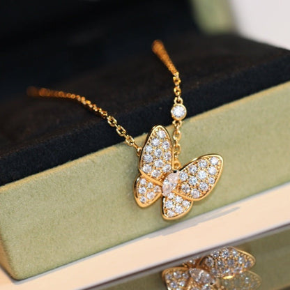 [Royal]BUTTERFLY DIAMOND NECKLACE