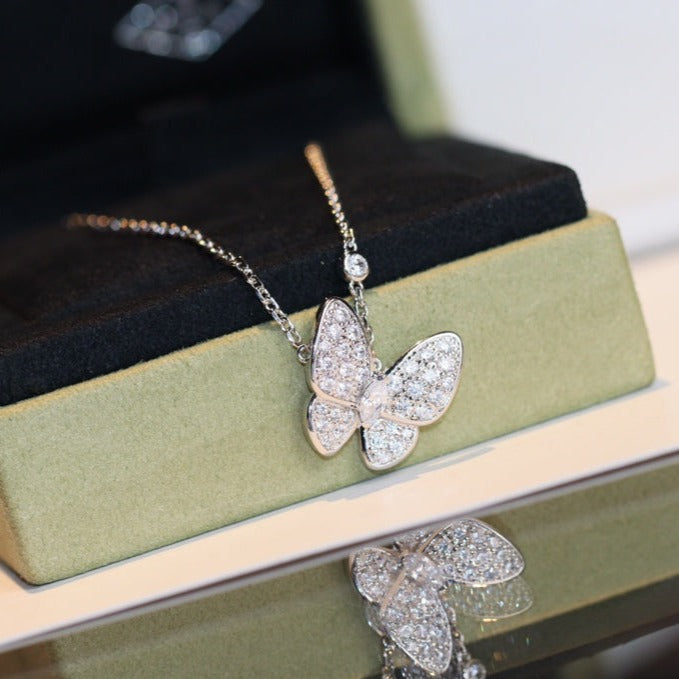 [Royal]BUTTERFLY DIAMOND NECKLACE