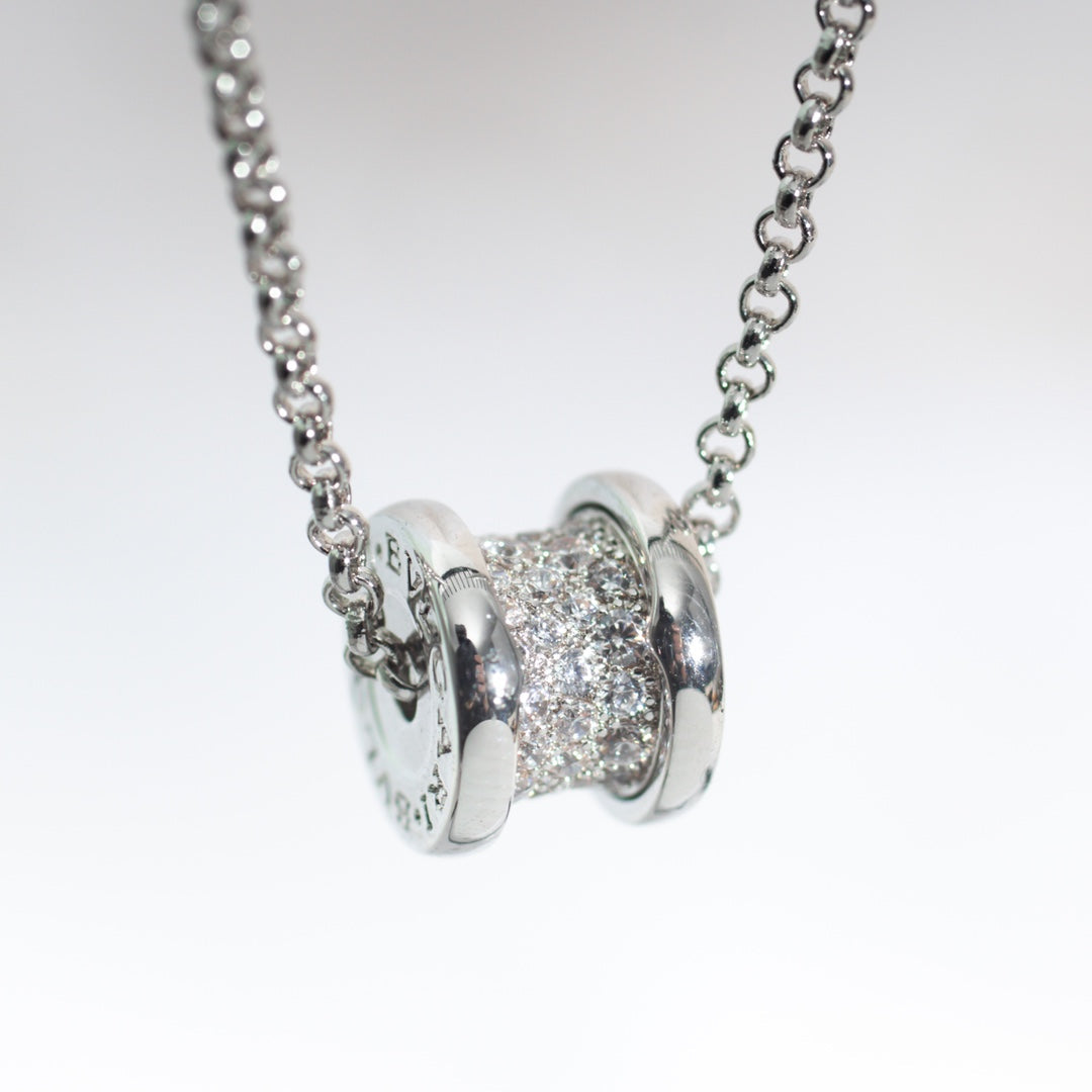 [ROYAL]ZERO 1 SILVER DIAMOND NECKLACE