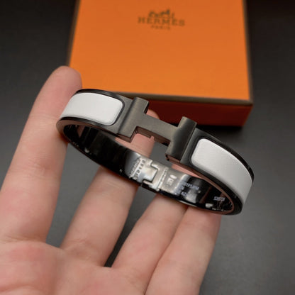 [Royal Jewellery]H BRACELET 12MM BLACK WHITE CERAMIC