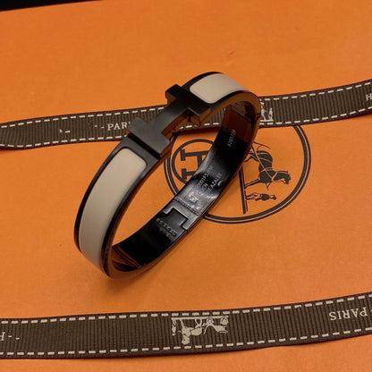 [Royal Jewellery]H BRACELET 12MM BLACK BEIGE CERAMIC