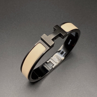 [Royal Jewellery]H BRACELET 12MM BLACK BEIGE CERAMIC