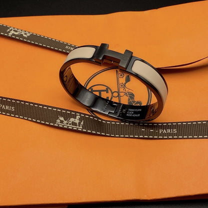 [Royal Jewellery]H BRACELET 12MM BLACK BEIGE CERAMIC