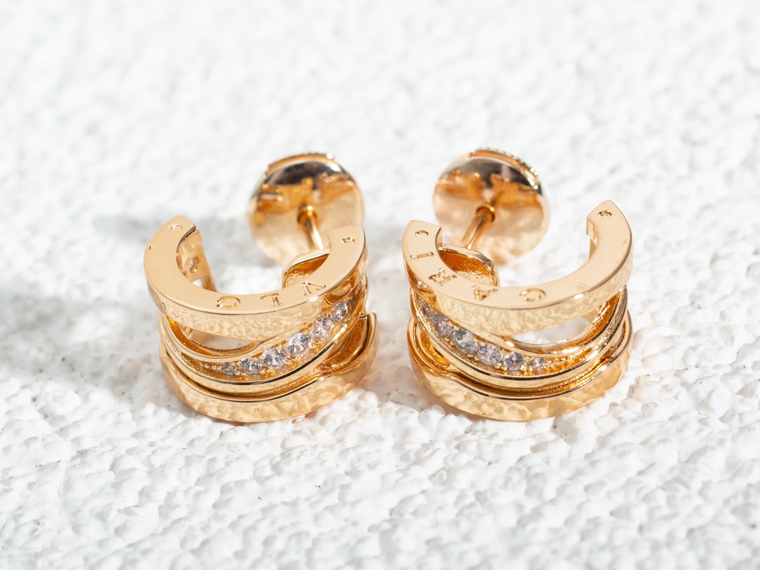 [ROYAL]ZERO 1 PINK GOLD DIAMONDS EARRINGS