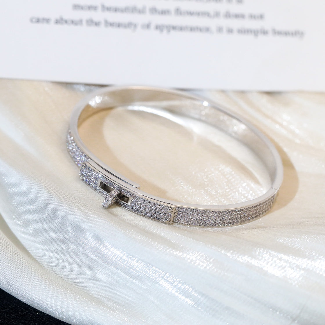 [Royal Jewellery]KELLY BRACELET DIAMOND PAVED