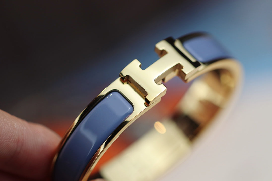 [Royal Jewellery]H BRACELET 12MM BLUE GRAY