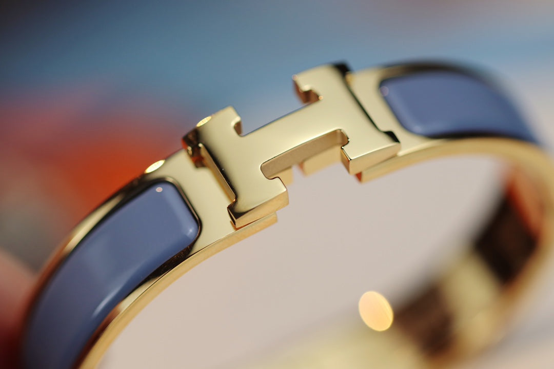 [Royal Jewellery]H BRACELET 12MM BLUE GRAY