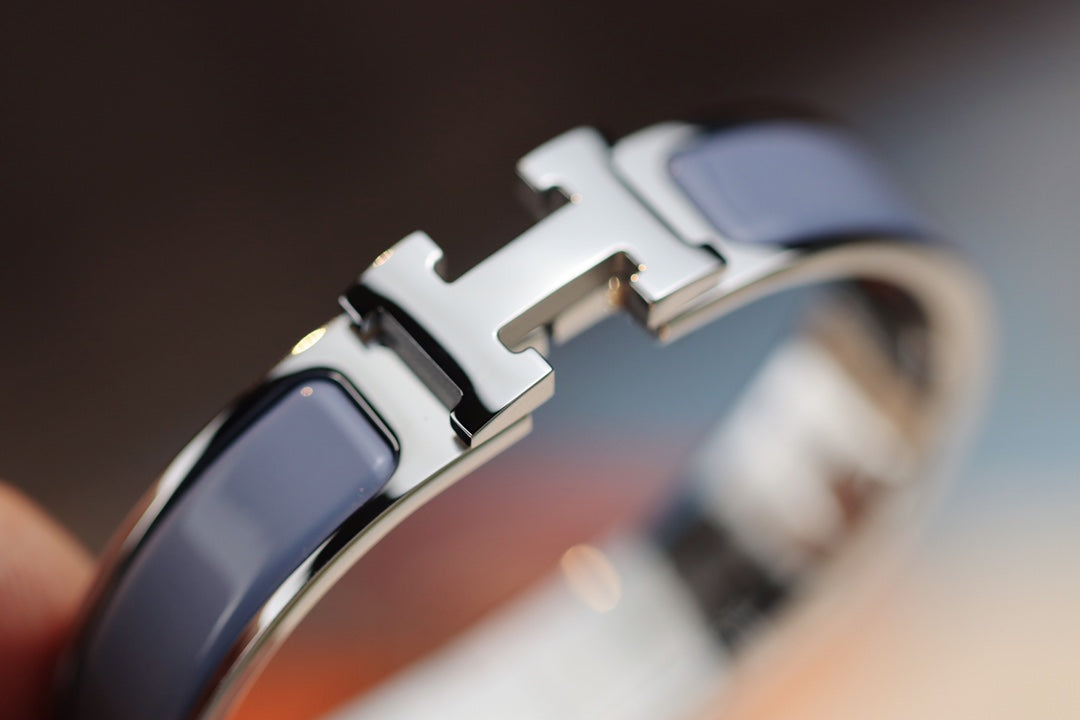 [Royal Jewellery]H BRACELET 12MM BLUE GRAY