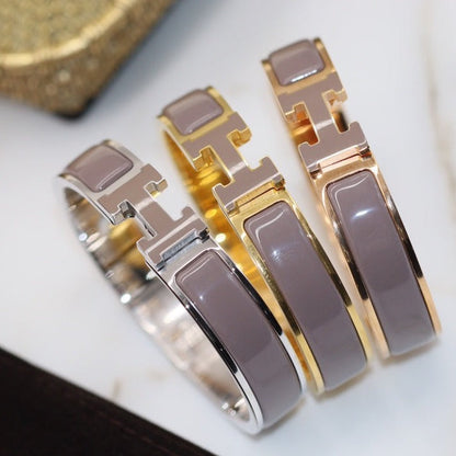 [Royal Jewellery]H BRACELET 12MM BROWN
