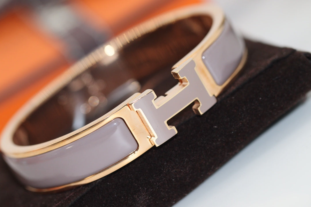 [Royal Jewellery]H BRACELET 12MM BROWN