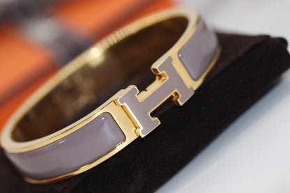 [Royal Jewellery]H BRACELET 12MM BROWN